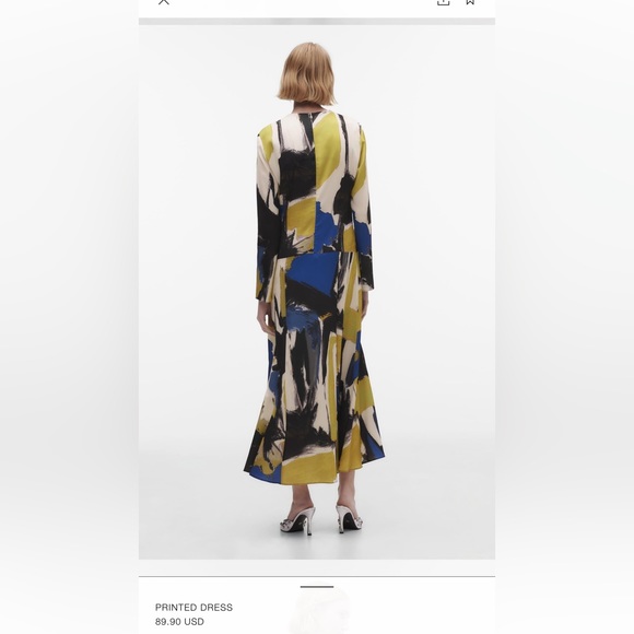 Hi I’m selling this beautiful so fancy Dress from Zara it’s amazing on ur body - Picture 2 of 4